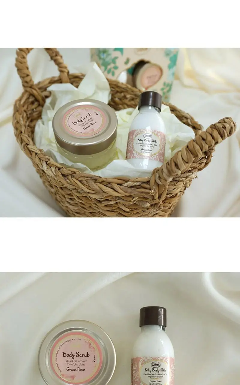 [올리브영 단독기획] 사봉 바디스크럽 60g + 실키바디밀크(바디로션) 50ml 기프트 세트 (택1) 상세페이지 6